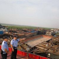 湖北打擊非法采砂、拆除砂石碼頭 監利復綠41個港口碼頭！