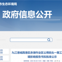 設計年通過能力600萬噸!江西九江一碼頭工程即將開建