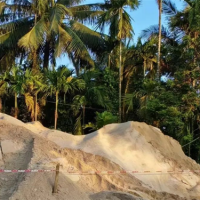 打擊非法采砂 海南一鎮取締6個非法堆砂點!