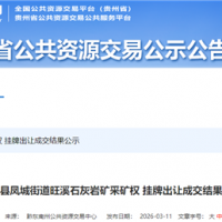 0.6元/噸 不低于200萬方/年！該地國企競得當(dāng)?shù)厣笆V