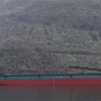 載重噸位達(dá)8500噸！西南地區(qū)首艘LNG自卸沙船試航成功